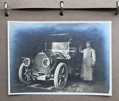 C1910 VT Hunting Lodge Album w. 1910 Buick Roadster