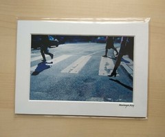 Matted Photo Print Boston Art Modern Street Photography Home Decor Contemporary