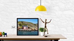 Tiny House By the Sea, High Resolution Image, Many Formats, TV Art