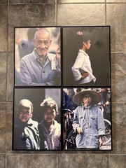 Set Of 4 Framed Vintage Chinese Photography Prints – Documentary Style – 1970’s