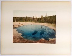 Photo: Yellowstone National Park – Hayden Valley, Morning Glory Hot Spring. 1903