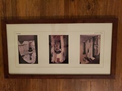 Martin Roberts Framed Photo Tuscany Alleyways #1 Signed, Italy Architecture Nice