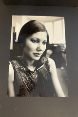 Large Original Silver Print Photo 1970 Vintage Asian Mannequin