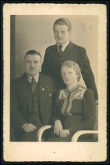 12x Real Photo Postcard – Family Children Boys Girls Portrait – 1910s 1930s