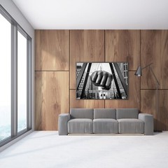 Joe Louis Fist Printed Photo, Downtown Detroit Photography Wall Art