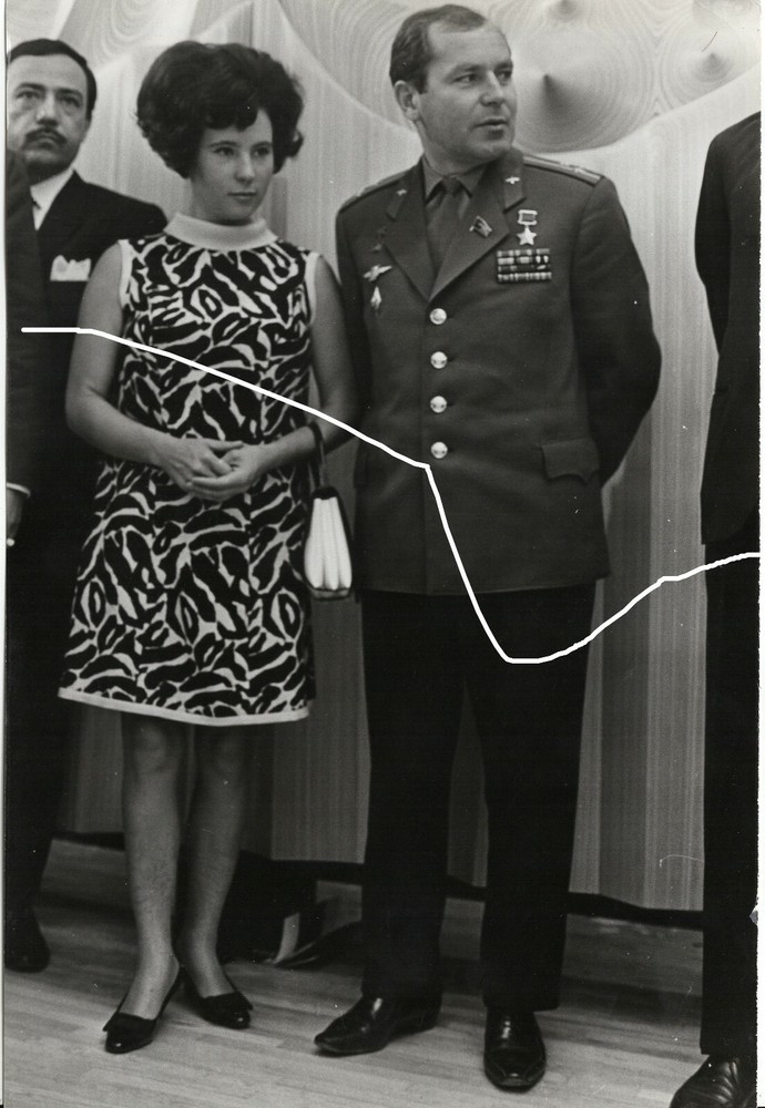 30x20cm Vintage Archive Photo 1968 Cosmonaut German Stepanovich Titov photo