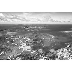 St John Beaches, US Virgin Islands, Coral Bay Aerial View Photograph Caribbean