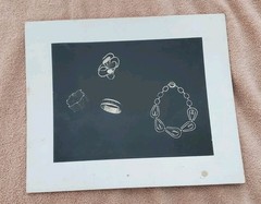 Rare Original 7″ X 9″ Modern US Jewelry Silver Gelatin Photo By MOMA 1953