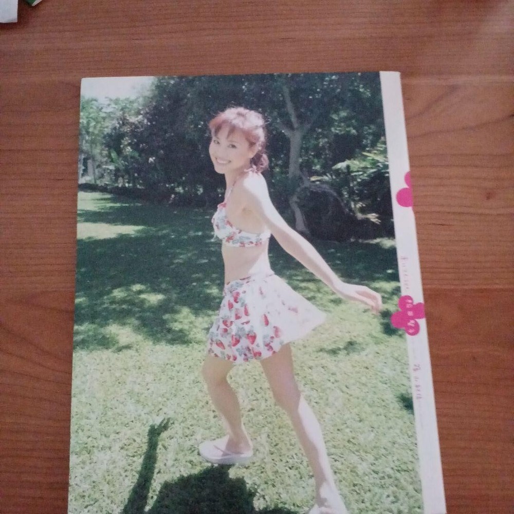 SEIKO MATSUDA Red sweet pea Photo Book Japanese Idol by.Kishin Shinoyama