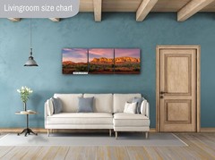 Sedona Arizona Red Rock Crossing Photography Wall Art Home Decor