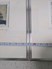 Vintage signed Michael Bryant Photography USA Art, Black & White Set Of 2