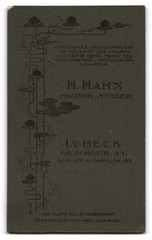Photograph H. Hahn, Lübeck, size Burgstraße 33, soldier in uniform