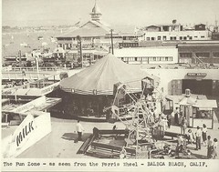 NEWPORT BEACH Balboa FUN ZONE Carousel ARCADE Photo Print 1456 11″ X 14″