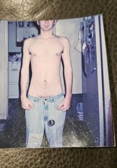3 3/8″ X 3 5/8″ Snapshot Photograph Man Shirtless Gay Interest Sexy LGBTQ+ (BF)