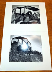 Vtg 1978 Gelatin Silver Lot of 2 Bulldozer Prints Signed 8×10 COA Fine Art Image