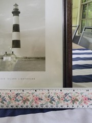 Bodie Island Lighthouse Outer Banks Framed Black& White Print