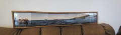 Panoramic Framed Tropical Island Photo Print Appears Bora Bora Wall Art Decor