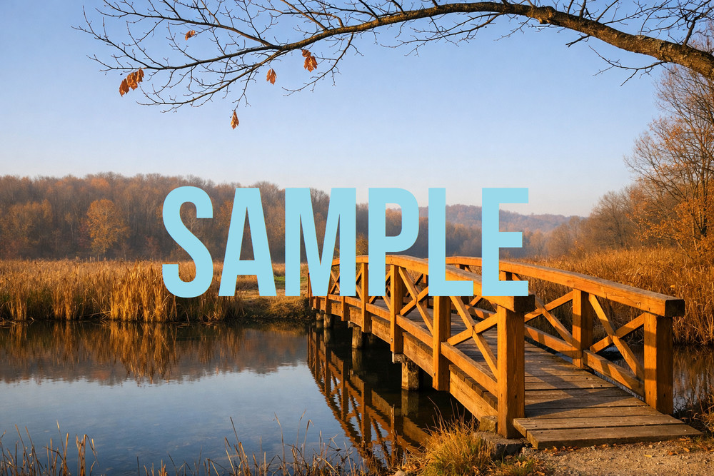Nature Bridge Digital Download Art Photo Wallpaper Background Desktop Print Img