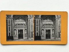 Rome Tomb Of The Innocent III Italy Vintage Stereo Photograph Analogue