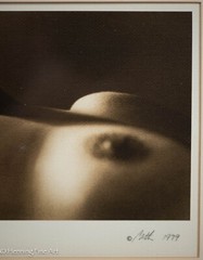 Beautiful Vintage Nude Female Fine Art Photograph, Signed & Fine!