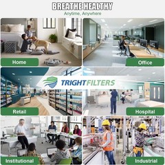 TRIGHTFILTERS 16x20x1 Air Filter 4 Pack, Durable MERV 8 Pleated Home HVAC AC …