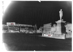 Old Black And White Photo Glass Plate Negative 13X18 Cm Colmar Cars Rapp