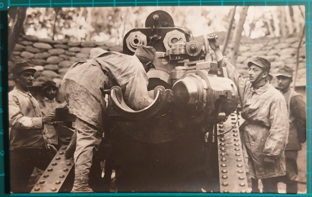 WW1 Artillery Howitzer Italian 305/17 Isola Morosini Isonzo Photo (F. 010)