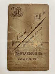 orig. CDV photo photograph old picture woman lady fashion around 1885 Krabbenhöft & Böttcher