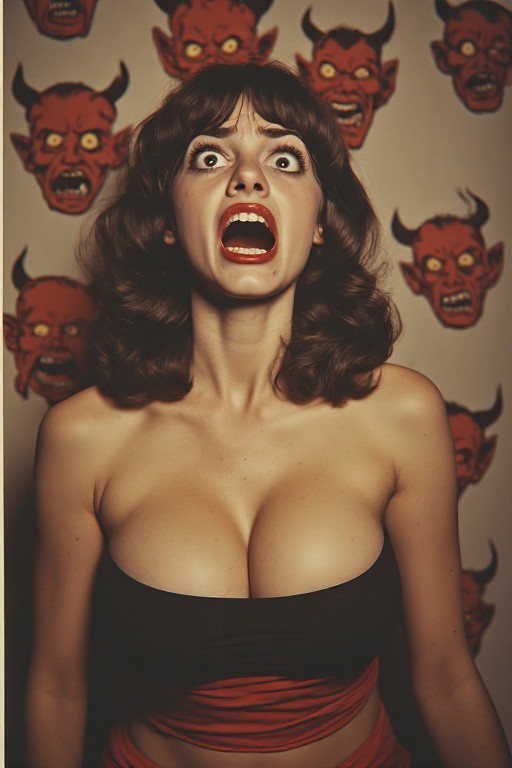 5 ~ 4X6 Glossy HORROR Fine Art ‘ SCREAM QUEEN ‘ Photo FANTASY Set ! 211359076