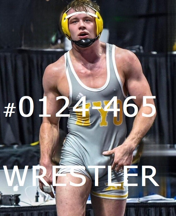 MALE PORTRAIT #0124-465-athletes series -wrestler series – free shipping usa