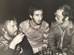 CLAPTON,TOWNSHEND,ELTON JOH BY BRAAM HOUCKGEEST,AUTHENTIC 1980’s ART PHOTO PRINT