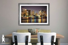 Boston Skyline at Night – Fine Art Photography Prints – Paper, Canvas, Metal