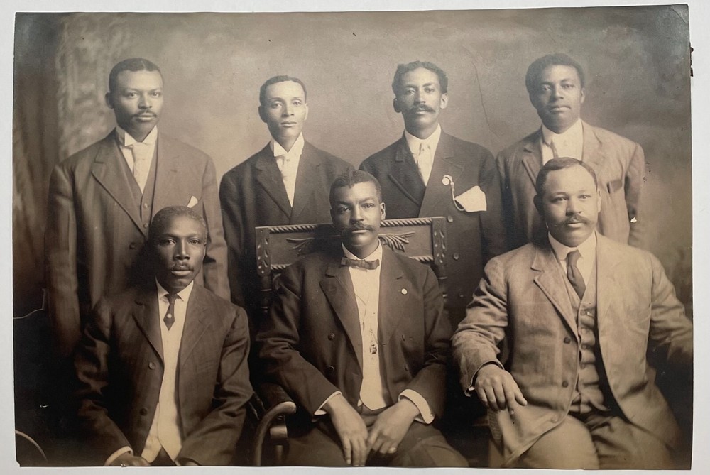 Original 20th Century JAMES VANDERZEE Style Photograph of African American Men
