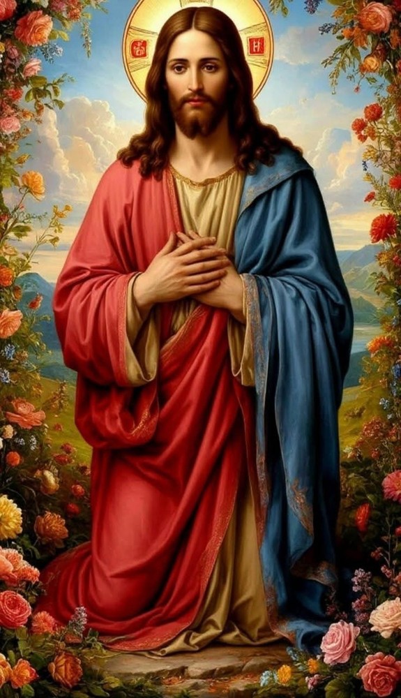 jesus christ wall art 8*10 religious christian faith god home decor print jesus
