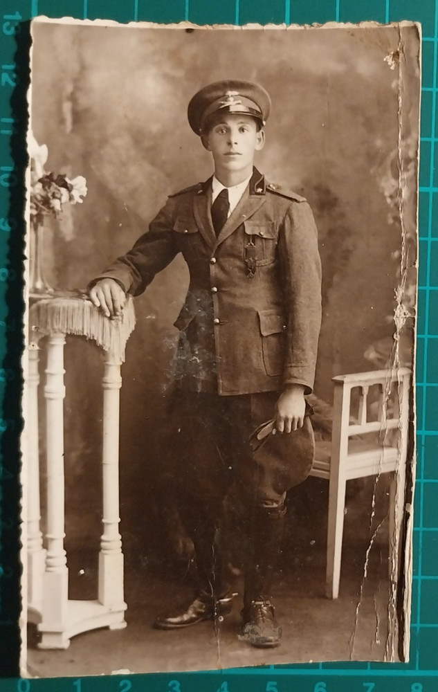 WWII Photo Italian Regia Aeronautica Soldier 1940-45 C. 18