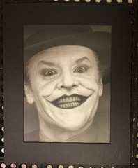 1988 Set Of TWO Jack Nicholson JOKER BATMAN Photogravure Herb Ritts matted