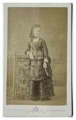 FRANCE Paris Portrait Of A Woman c1870 Photo Le Jeune CDV Vintage Albumine