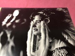 Vintage Photo On Board Indian Sqauw Chief Woman 16×20 Art Photography Contest