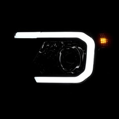LED DRL Tube Bar Driving Projector Headlights Corner Signal Lamps Headlamps Asse