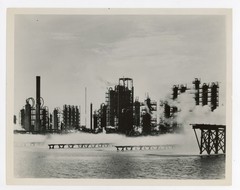Original Russell Lee Photo Humble Oil and Refining Company Baytown Texas