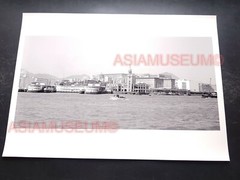 40’s Large HONG KONG STAR FERRY TERMINAL KOWLOON CLOCK TOWER Vintage Photo 香港老照片