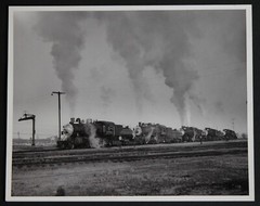 Southern Pacific Engine #1777 SP Locomotive Station Photograph Vtg 50s Railway