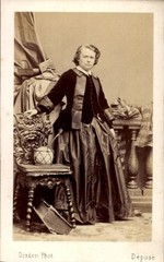 CdV French painter Rosa Bonheur, animal painter, realism – 11060018