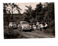 13993- Photo * Vintage, VW Beetle * Picnic 1962