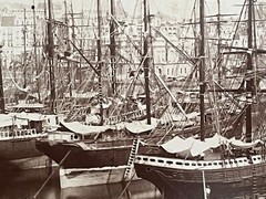 2 Album Photo Giacomo Brogi Circa 1870 Port Naples Napoli Italy 25x19cm (11+12)
