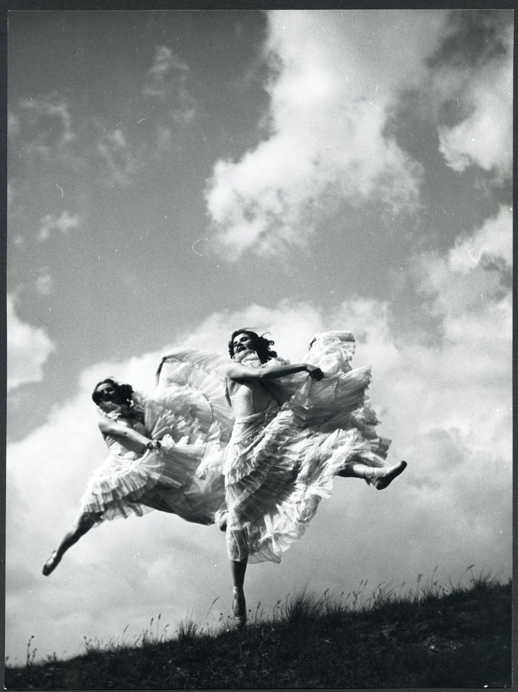 Larger size marked fine art Photograph, 1930’s by SZENDRŐ, ballerinas, dancers