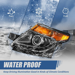 Headlights Assembly Compatible with 2011 2012 2013 2014 2015 Ford Explorer 5Th G