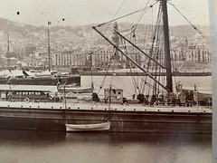 2 Album Photo Giacomo Brogi Circa 1870 Port Naples Napoli Italy 25x19cm (11+12)
