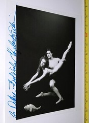 JOFFREY BALLET SIGNED 8×10 PRESS PHOTO ELIZABETH PARKINSON DANCE BALLERINA VTG