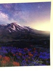 ART Original PHOTO Photograph Mt St Helens Washington Signed By Artist 17 x 11